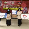 Persatuan Istri Karyawan Jamkrindo Serahkan Bantuan APD ke RSPI Sulianto Saroso