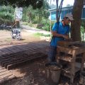 Manfaatkan Waktu Ditengah Pandemi Covid-19, SMK Maarif 02 Paguyangan Produksi Batu Bata Merah