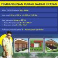 Rp 4 Miliar untuk Bangun Rumah Garam