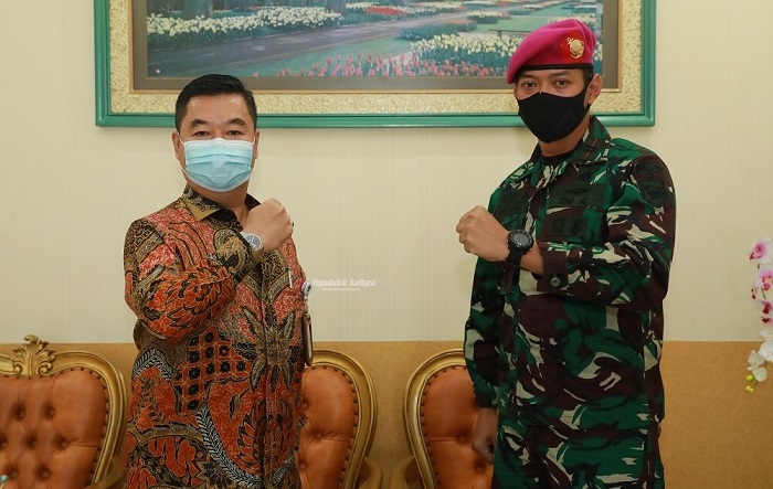 13-Audiensi Satga Perbatasan