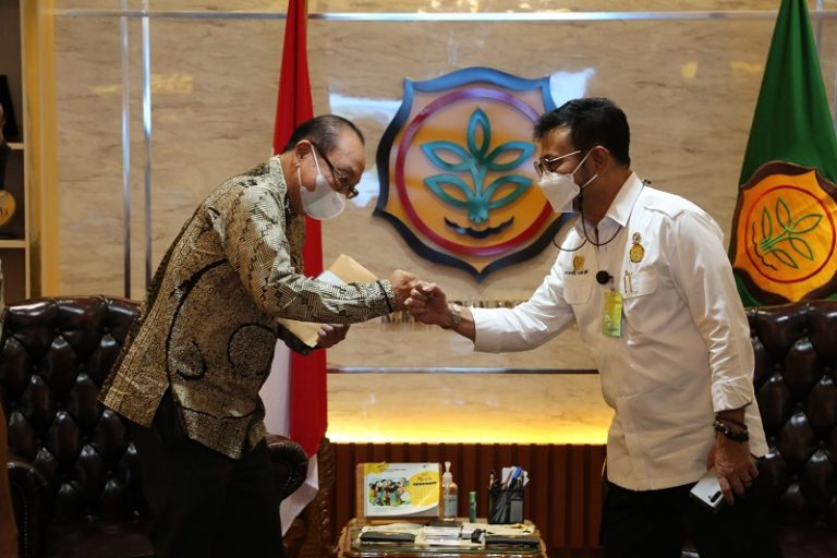 Audiensi Asosiasi Pengusaha Sarang Burung Walet dengan Menteri Pertanian Syahrul Yasin Limpo, di Kantor Pusat Kementan