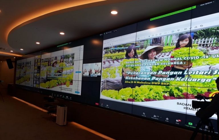 webinar Berkebun di era new normal Covid 19, Kamis, 15 April 2021.