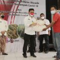 Menteri Pertanian (Mentan) Syahrul Yasin Limpo luncurkan ATM beras bersama dengan Walikota Solo Gibran Rakabuming Raka di Koramil 05 Pasar Kliwon,Surakarta, Kamis (19/8/21).