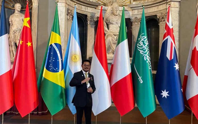 Menteri Pertanian RI, Syahrul Yasin Limpo Agriculture Working Group G20