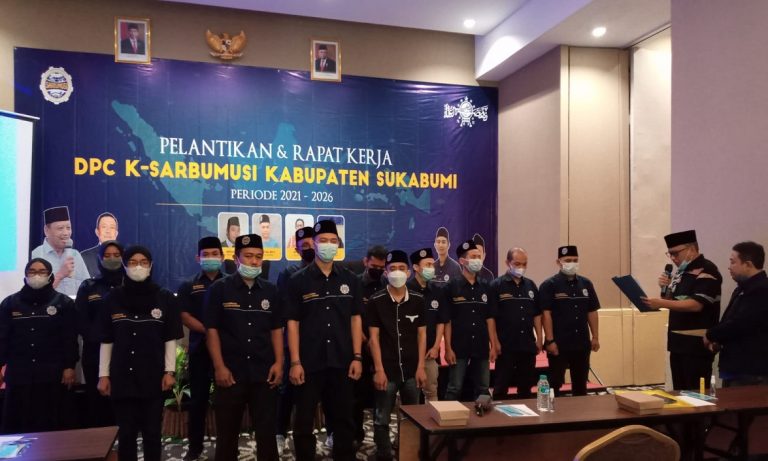 Pelantikan dan Rapat Kerja DPC Sarbumusi Kab. Sukabumi periode 2021-2026
