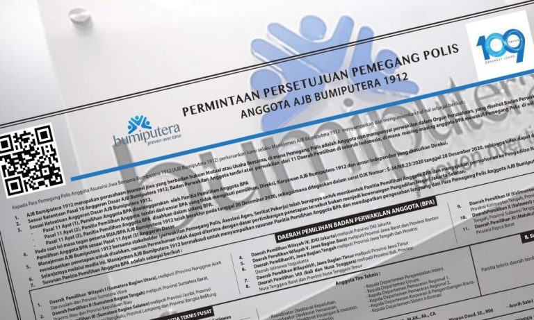 Permintaan Persetujuan Pemegang Polis Bumiputera