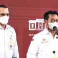 Menteri Pertanian Syahrul Yasin Limpo dalam keterangannya seusai mengikuti rapat Di Istana Negara