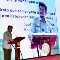 Menteri Pertanian Syahrul Yasin Limpo saat memberikan arahan pada pelatihan pertanian bagi camat seluruh Indonesia di Ciawi, Bogor, Kamis (28/10/2021).