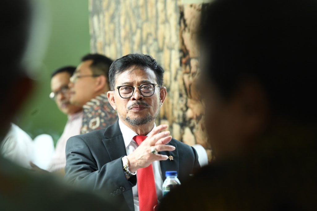 Menteri Pertanian Syahrul Yasin Limpo