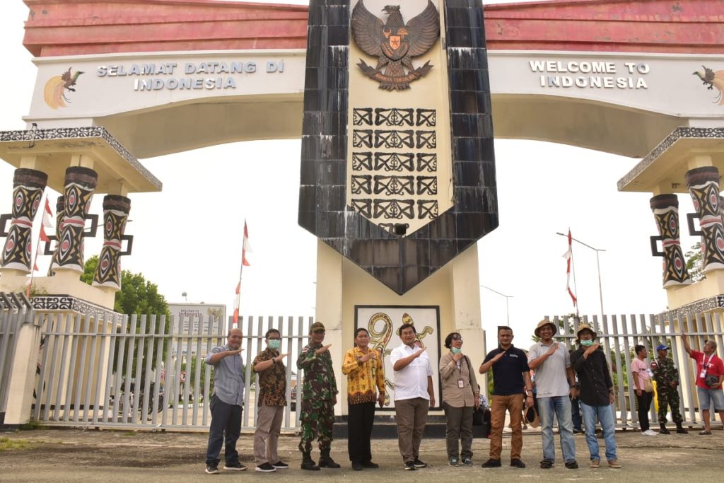 Kepala Balai Karantina Pertanian kelas 1 Jayapura, Muhlis Natsir di Pos Lintas Batas Negara Skouw, Indonesia-PNG, Jumat (12/11/2021).
