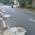 Akibatkan Kerusakan Jalan, PSI Nilai Pembangunan Sumur Resapan Berantakan