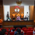 Konferensi Pers KPK penetapan Tersangka Walikota Bekasi Rahmat Effendi pada Kamis (6/1/2022) Malam.
