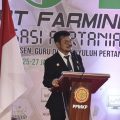 Menteri Pertanian Syahrul Yasin Limpo saat memberikan arahan pada ToT Smart Farming bagi widyaiswara, dosen, guru dan penyuluh pertanian yang dihelat Badan Penyuluhan dan Pengembangan Sumber Daya Manusia Pertanian (BPPSDMP), Selasa (25/1/2022).