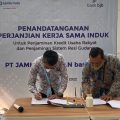 PT Jamkrindo melakukan Perjanjian Kerja Sama (PKS) Induk dengan PT Bank Pembangunan Daerah Jawa Barat dan Banten Tbk.