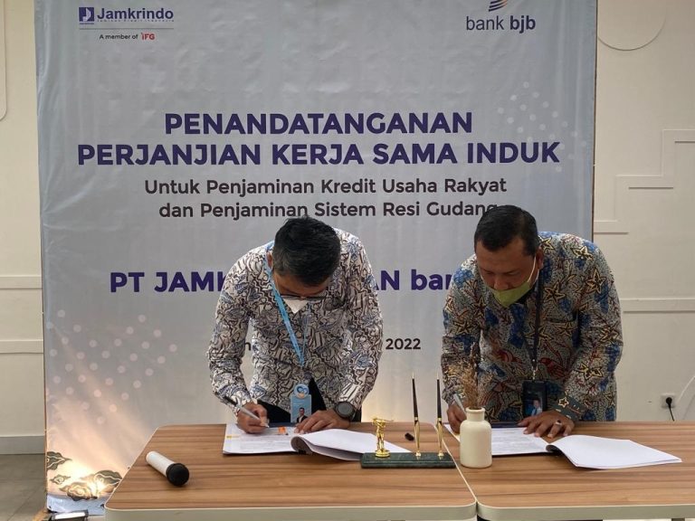 PT Jamkrindo melakukan Perjanjian Kerja Sama (PKS) Induk dengan PT Bank Pembangunan Daerah Jawa Barat dan Banten Tbk.