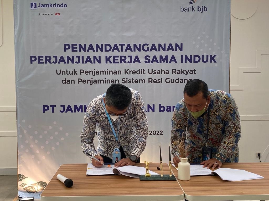 PT Jamkrindo melakukan Perjanjian Kerja Sama (PKS) Induk dengan PT Bank Pembangunan Daerah Jawa Barat dan Banten Tbk.
