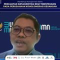 Workshop Manajemen Risiko ‘Penguatan Implementasi ERM Pada Perusahaan Konglomerasi Keuangan’ pada Kamis (24/2/2022).