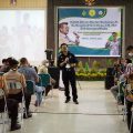 Menteri Pertanian Syahrul Yasin Limpo memberikan kuliah umum di Politeknik Pembangunan Pertanian (Polbangtan) Medan, Kamis(3/3).