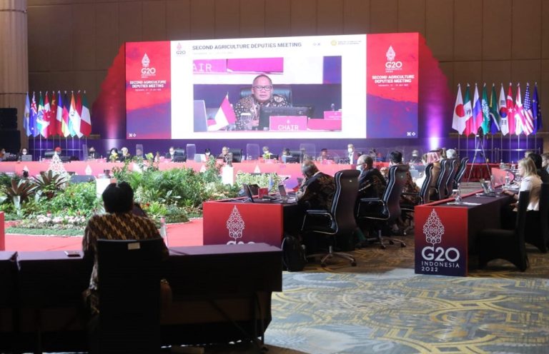 Sekretaris Jenderal Kementerian Pertanian sekaligus ketua delegasi ADM RI, Kasdi Subagyono