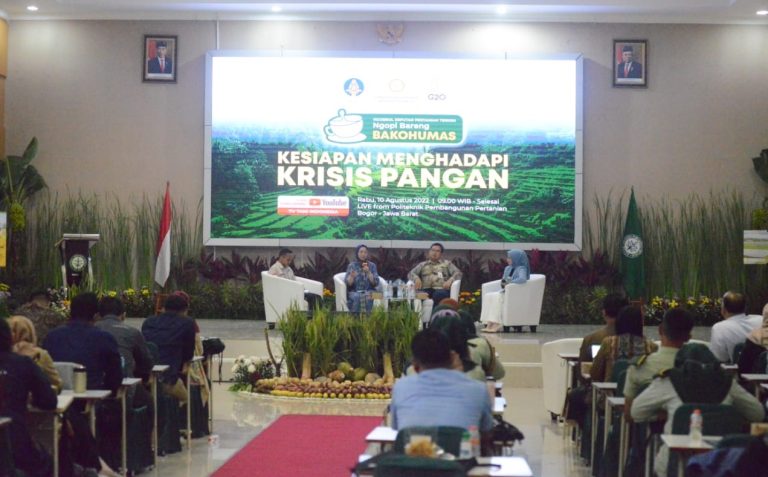 Direktur Jenderal Informasi dan Komunikasi Publik, Kominfo, Usman Kansong saat menyampaikan sambutan pertemuan Bakohumas yang dihelat di Kampus Polbangtan Bogor Kementerian Pertanian, Rabu 10 Agustus 2022.
