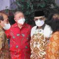 Wakil Menteri Pertanian, Harvick Hasnul Qolbi bersama Pendiri Agung Sedayu Group Sugianto Kusuma, Direktur Utama Agung Sedayu Group Nono Sampono, serta Direktur PT Indofood Sukses Makmur Tbk Franciscus Welirang.