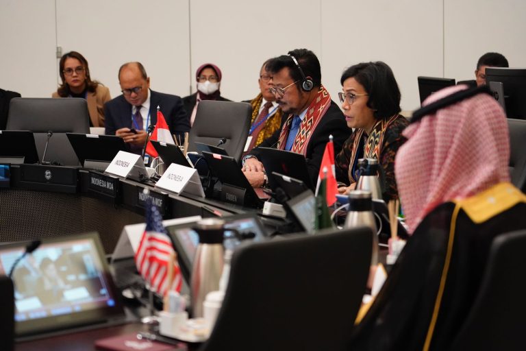 Menteri Pertanian Syahrul Yasin Limpo (Menran SYL) pada Joint Finance Agricultural Minister Metting (JFAMM) di Washington D.C, Amerika Serikat.