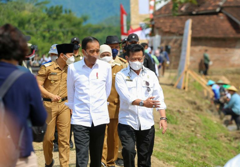 Presiden Joko Widodo dan Menteri Pertanian Syahrul Yasin Limpo