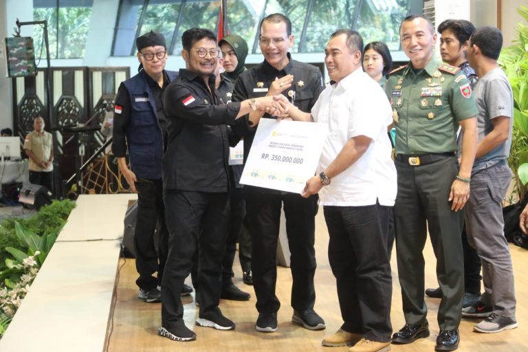 Mentan Syahrul Yassin Limpo di Gedung Balai Prajurit Jenderal M. Yusuf Makassar