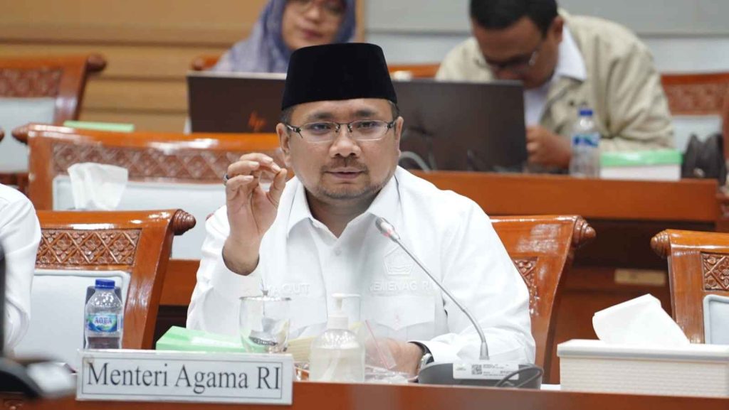 Menteri Agama (Menag) Yaqut Cholil Staquf.