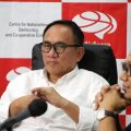 Direktur Eksekutif Adidaya Institute Rahman Toha Budiarto dan Politisi Partai Demokrat Andi Arief (IST)
