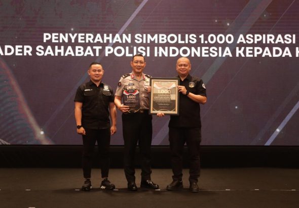 Ketua Umum Sahabat Polisi Indonesia Fonda Tangguh dalam agenda Pelantikan Pengurus Nasional DPP Sahabat Polisi Indonesia pada 28 Oktober 2026 di Jakarta (IST)